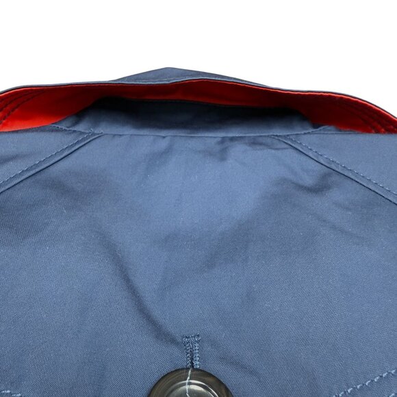 NWT Women's LANDS' END Short Peacoat Trench Jacket Navy | Size 2-4 - Picture 7 of 10